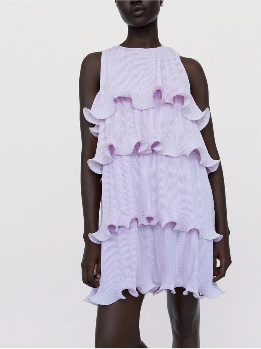 Zara Tier Ruffle Dress - Picture 3 of 6